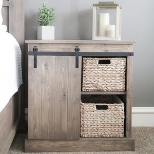 4ft Mini Tủ trượt Barn Door theo dõi phần cứng Kit cho tủ Closet và TV đứng duy nhất nhỏ - Product Image 1