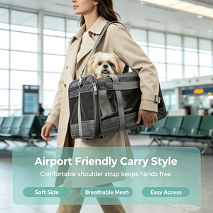 OEM <b>Cat</b> Carrier Soft Sided Large Breathable Foldable Portable Pet Travel Bag Custom Pet Carrier Airline Dog Carrier <b>Cat</b> Bag Pet - Product Image 5