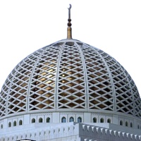 Conception de dôme de bâtiment en acier léger pour mosquée