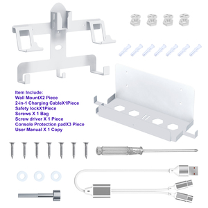 Soporte de pared de súper almacenamiento para <span class=keywords><strong>PS5</strong></span> y <span class=keywords><strong>PS</strong></span> <span class=keywords><strong>VR2</strong></span> | Diseño de metal con carga dual tipo C - Product Image 2