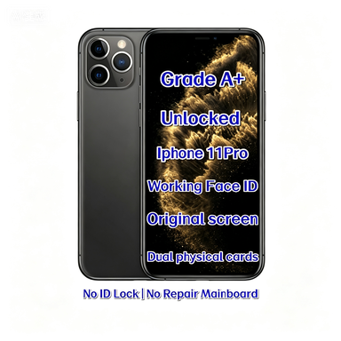 Wholesale Used Unlocked for for 11 Pro 512GB Space Gray Original Smartphone Factory Price Face ID Supplier Bulk Stock
