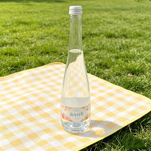 Botella de Vidrio de 500 ml de Grado Alimenticio Premium, Personalizada con Grabado, para <span class=keywords><strong>Agua</strong></span> <span class=keywords><strong>Mineral</strong></span>, <span class=keywords><strong>Agua</strong></span> Gaseosa, Jugo de Frutas Frescas - Product Image 5