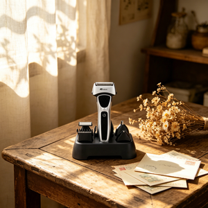 ANBOLIFE <span class=keywords><strong>Tondeuse</strong></span> et <span class=keywords><strong>tondeuse</strong></span> à barbe professionnelle 5 en 1 pour usage domestique, rasoir nasal sans fil pour hommes, ensemble de toilettage - Product Image 5