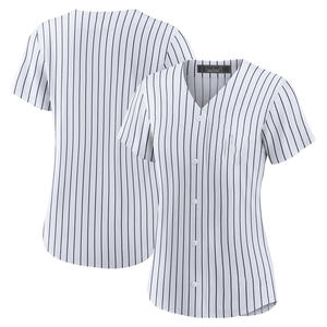 2025 Aangepaste Grote Damesmaat Voor New York Home Limited Jersey Honkbalshirts Wit Geborduurde Uniformen Met Gestikte Logo 'S - Product Image 3