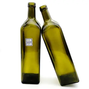 1000ml Glass Olive Oil Bottle Manufacturer 1 Liter Marasca Olive Oil Bottle Wholesale