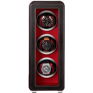Lüks 2023 küçük hediye gösterisi için saat zembereği Driklux benzersiz özel logo deri özel 3 yuvaları saat zembereği