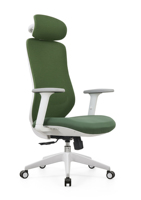 Chaise de bureau exécutive moderne en maille de haute qualité avec support lombaire réglable, 3 vérins à gaz, pivotante et appui-tête réglable pour hôpital