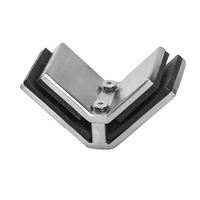 ZD Balustrades de balcon, embouts de rampe d'escalier, accessoires de main courante modernes, support de fixation en acier inoxydable pour escalier avec panneau en plexiglas