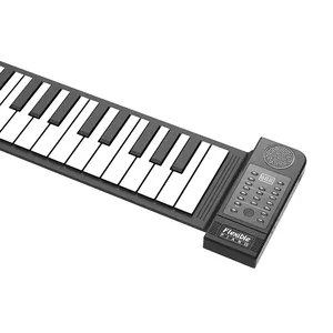 Roll-up Piano 61 keys,Electronic Hand Roll Portable Piano with 128 Unique  Tones and Built-in Speaker, Upgraded Waterproof Silicone Fold able Piano  Keyboard for Beginners and Kids : Musical Instruments 