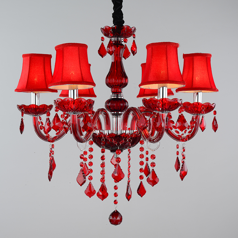 6 Lights with lampshade