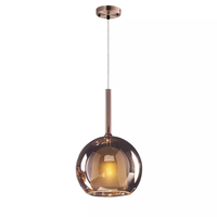 Lustre Nordique Moderne en Verre Soufflé pour Plafond, Suspension Luminaire Intérieur pour Escalier, Plafonnier Scandinave