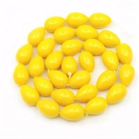 9x13mm 유리 베이킹 비즈 눈물방울 모양 올리브 그린 옐로우 스카이 블루 비즈, 쥬얼리 제작용, 길이 15인치/스트랜드