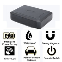 Traceur GPS GT07 2G GLONASS Étanche Magnétique Suivi en Temps Réel Compatible Android iOS PC 1 An pour Voiture Camion Moto