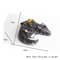 Cristal fait à la main gravier Dragon cristal naturel pierre de guérison sculpté résine Dragon artisanat ornement sculpté résine Dragon artisanat