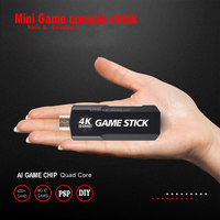 Console de Jeu Vidéo Familiale 4K en Gros avec Manettes Doubles 2.4G, Stick de Jeu USB HD 4K X2, Lecteur de Jeux Rétro TV GD10 pour SFC