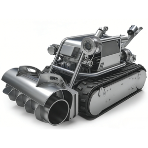 หุ่นยนต์ขุดลอกใต้น้ำแบบป้องกันการระเบิด IP68 ชนิดเคลื่อนที่บนราง (Crawler <span class=keywords><strong>ROV</strong></span>) สำหรับการกู้คืนกากตะกอน น้ำมันเสีย และของเสียในถังปิโตรเคมี - Product Image 5