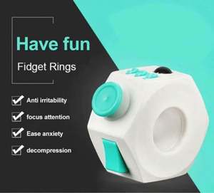 Nouveau Jouet Anti-Stress Cube Anneau de Décompression Multi-usage, Cadeau Original et Amusant, Mini Jouet Fidget EDC pour Enfants et Activités Extérieures - Product Image 3
