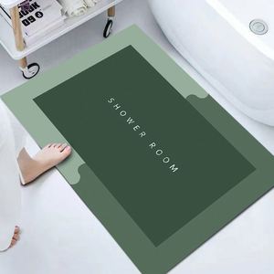 Non Slip Quick Dry Diatomite Bath Mat Super Absorbent Foot Mat Rubber Floor Mat for Bathroom Kitchen Entrance <b>Door</b> - Product Image 4