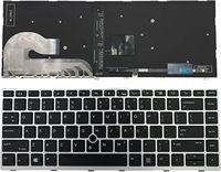 Clavier rétroéclairé de remplacement pour ordinateur portable HP EliteBook 840 G3 840 G4 745 G3, disposition US, 836308-001 821177-001
