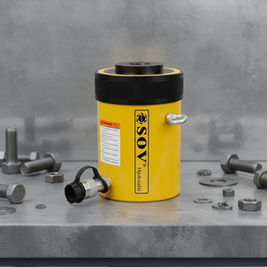 กระบอกไฮดรอลิกแบบแยกส่วนเดี่ยว ENERPAC รุ่น RCH-202 พร้อมปั๊มมือ 700 บาร์/10000 ปอนด์ต่อตารางนิ้ว แบบดัน-ดึง ทำจากสแตนเลส - Product Image 1