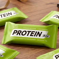 Barres protéinées au matcha, mini-carrés énergétiques, quinoa, cassis, pour adultes