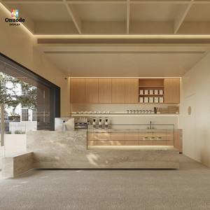 Piccola caffetteria, panetteria e Bubble Tea Shop Interior Design completo Design e soluzioni di costruzione per negozi compatti Design caffetteria - Product Image 1