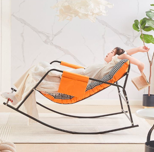 Chaise longue adulte chaise berçante maison décontracté chaise longue salon <span class=keywords><strong>Double</strong></span> confortable inclinable canapé chaise intérieur - Product Image 4