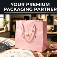 Sacs cadeaux personnalisés en papier kraft brun avec logo pour les petites entreprises, emballage de vente au détail, sacs de transport écologiques
