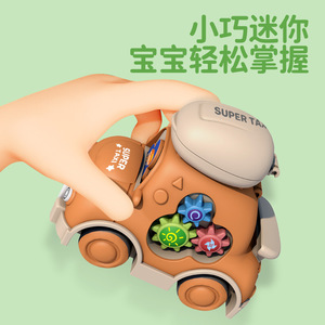 Voitures jouets en plastique pour enfants, dessins animés, rotation à 360°, à friction, avec boîte de rangement pour tout-petits - Product Image 2