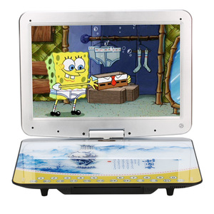 Reproductor de DVD portátil multiformato con controlador de juegos para uso en el coche y en el hogar, batería recargable, tarjeta USB SD - Product Image 6