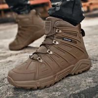 Bottes tactiques antidérapantes pour hommes, bottes de sécurité imperméables du désert, baskets d'alpinisme, bottes de combat de randonnée en plein air