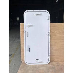 Porta Impermeabile per Navi con Finestra di Osservazione Rettangolare, Porta Marina in Alluminio per Barche e Traghetti - Product Image 3