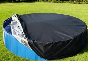 Cache-poussière durable <span class=keywords><strong>pour</strong></span> <span class=keywords><strong>piscine</strong></span> avec matériau imperméable <span class=keywords><strong>pour</strong></span> une protection extérieure et un rangement facile - Product Image 4