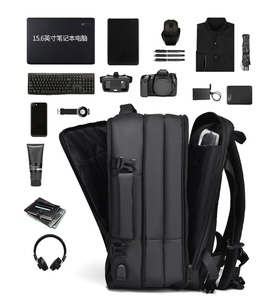 <span class=keywords><strong>Mochila</strong></span> Oxford Azul <span class=keywords><strong>50</strong></span> <span class=keywords><strong>Litros</strong></span> Impermeable con USB Dry Bags Corporativo Mayorista sin Cremallera - Product Image 5