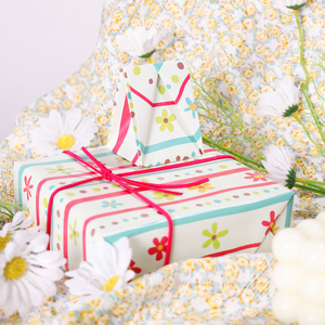 Rollo de papel de regalo de flores de San Valentín | Papel de Arte de lujo 80gsm 43x300cm | Embalaje de regalo personalizado al por mayor a granel - Product Image 6