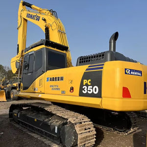 Excavadora usada japonesa KOMATSU PC350 con pocas horas de trabajo, excavadora de cadenas de 35 toneladas, excavadora usada Komatsu PC350 para minería CE - Product Image 1