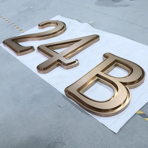 3D Gold Stainless Steel Metal Channel <b>Letters</b> Custom Store Logo Business Signs Shop Brand Signage for Outdoor Indoor - Product Image 5