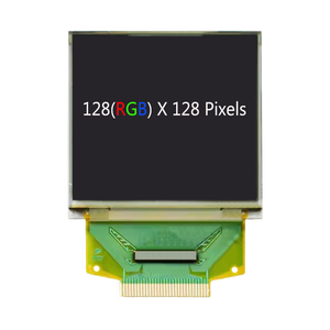 Écran OLED couleur 1,5 pouce 128x128, petits modules d'écran OLED 30 broches SSD1351, interface parallèle 4 fils SPI 6 bits RGB, 3,2 V, surface - Product Image 1