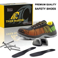 Semelle en PU antidérapante résistante à l'huile et aux acides, légère, antistatique, en acier, anti-crevaison, chaussures de sécurité respirantes de style sportif S1P SRC