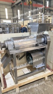 Máquina de Suco Espiral <span class=keywords><strong>Industrial</strong></span> Comercial em Aço Inoxidável para Frutas e Vegetais como Abacaxi, Maçã e Tomate - Product Image 4
