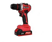 Perceuse sans fil Li-Ion 20V, couple de 45 N.m, deux vitesses 0-450-1800 tr/min, perceuse rechargeable, perceuse électrique pour le bricolage, le bois, le métal, les travaux domestiques