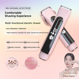 Nouveauté : Rasoir Électrique Rechargeable Moderne pour Femme, Double Moteur, Lame Céramique, Utilisation Humide et Sèche, en ABS - Product Image 3