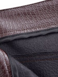 Abbigliamento Autunnale da <span class=keywords><strong>Donna</strong></span> 2025, Nuova Moda Casual, Pantaloni in <span class=keywords><strong>Pelle</strong></span> Versatili, Pantaloni Dritti Retrò Chic da <span class=keywords><strong>Donna</strong></span> con Vita Alta e Cerniera. - Product Image 4