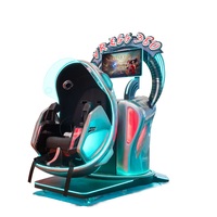 Haojile Cool Factory Price Parque de Atracciones Parque Temático Interior Vr Egg 360 Simulador de Vuelo Máquinas Vr