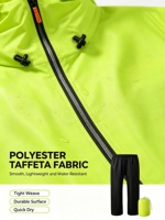 Ensemble imperméable deux pièces ultra-fin pour homme et femme, pantalon et veste de moto, randonnée en plein air, imperméable et respirant