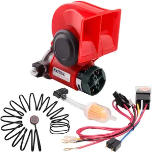 Air Horn for Car, Train Horn for Trucks, Loud 12/24v Car Horn Kit with Relay Harness and Switch Button