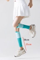 Chaussettes de sport à manches mi-mollet Chaussettes de compression pour jambes de course