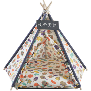 Tente <span class=keywords><strong>tipi</strong></span> pliable pour animaux <span class=keywords><strong>de</strong></span> compagnie, lavable, confortable et respirante, pour chiens et chats - Product Image 5
