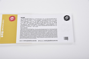 Fabricant vente en gros impression personnalisée ensemble de chèques cadeaux papier et carton sans bois - Product Image 5