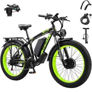 Livraison directe Vélo électrique K800 Expédition depuis l'entrepôt américain de Californie Pneu gras de 26 pouces Vélo électrique à deux roues motrices Batterie au lithium 48V 23Ah - Product Image 3